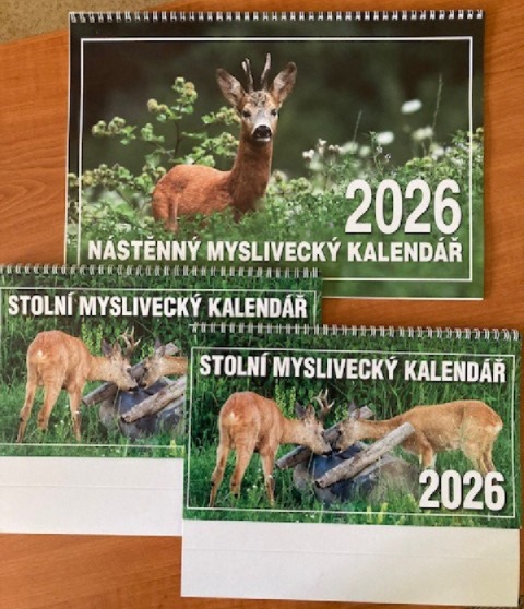 Zahájili jsme prodej mysliveckých kalendářů na rok 2026!