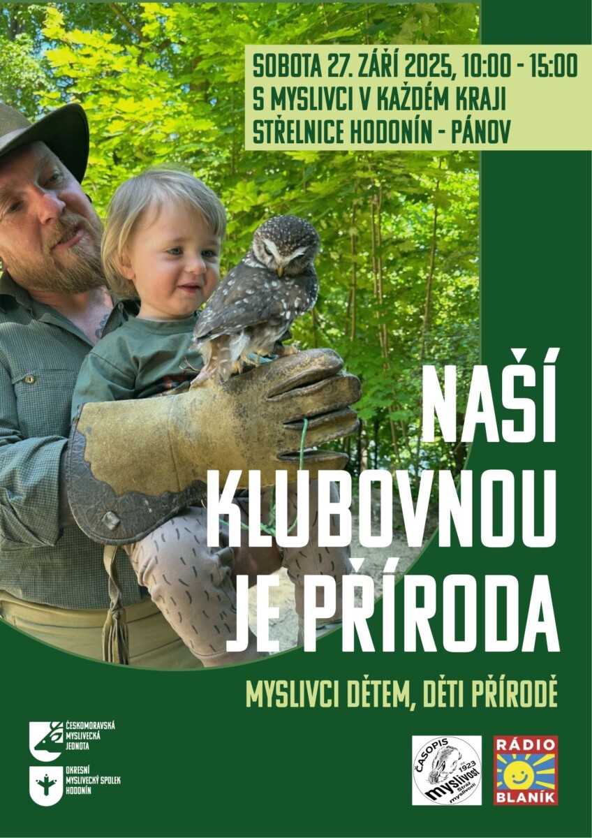 Naší klubovnou je příroda 27.9.2025 Střelnice Hodonín-Pánov