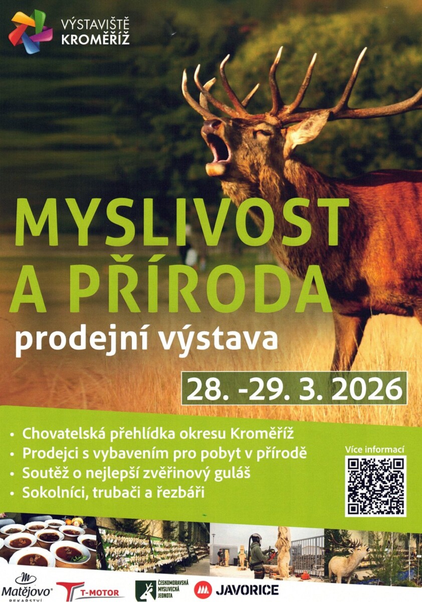 Prodejní výstava Myslivost a příroda 28.- 29. 3. 2026